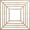 Ekena Millwork Raven Wood Fretwork Pierced Ceiling Medallion, Red Oak, 38"OD x 14"ID x 3/8"T CMWP38X38X0375RARO - alternate 1